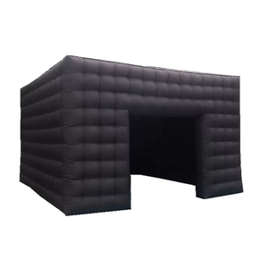 Cabine photo gonflable noire matelassée en PVC imperméable pour <span class=keywords><strong>location</strong></span> événementielle (mariages, fêtes) - Product Image 1