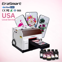 Impresora UV de Cama Plana Directa de Tamaño Mini A3, Compatible con Flex, Portavasos, Bolígrafos, Tarjetas de Identificación, CD, PVC, Vidrio, Cuero, Metal, Madera, Fundas para Teléfonos