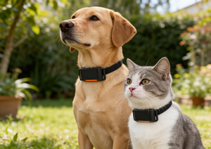 Traceur GPS pour animaux de compagnie Petop, multi-GNSS Beidou, suivi précis, étanche IPX7, localisateur intelligent pour chiens et chats, alertes géofence, 4G GSM, noir - Product Image 3