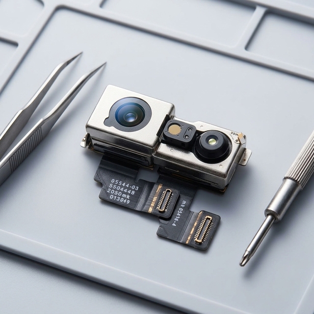 High Quality for iPhone Air Original Front Facing Camera Module Face ID Repair Assistant Support Selfie Camera Replacement Part