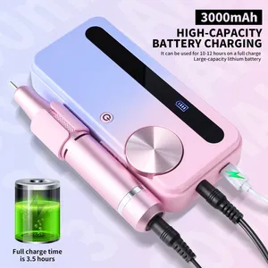 Taladro Eléctrico para Uñas de 35000 RPM, Profesional, para Uñas de Gel, Recargable, Portátil, Herramienta de Manicura - Product Image 3