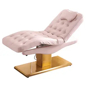 New Design Hydraulic Spa Stretcher Facial Cosmetic Chair Salon Electric Beauty Bed