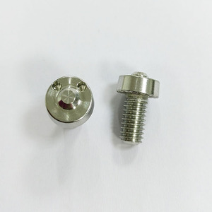 M5 M6 M8 # 8-32 # <span class=keywords><strong>Vite</strong></span> di sicurezza antifurto a <span class=keywords><strong>2</strong></span> fori in acciaio inox 304 316 personalizzata 10-32 1/4-20, tipo Snake Eye, resistente alle manipolazioni - Product Image 4