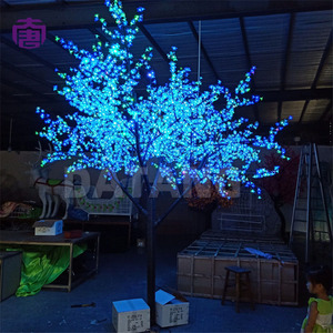 Lumière LED d'extérieur de haute qualité en PVC et fer, motif cerisier, pour décorations de Noël et d'Halloween pour hôtels et campus - Product Image 2