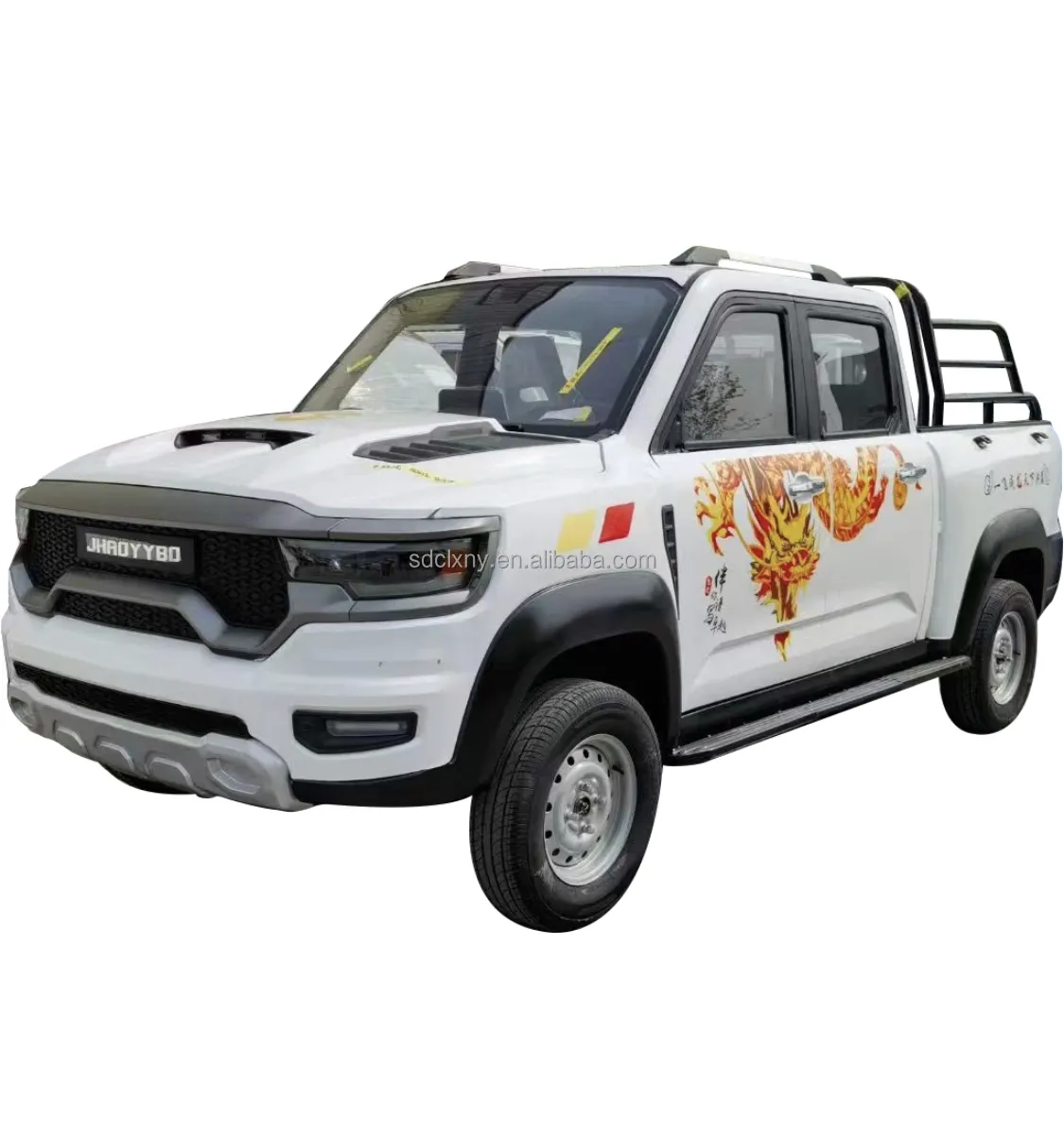 4 Wheel electric car used pick up truck 4x4 2 seats mini car pick up electric made in China