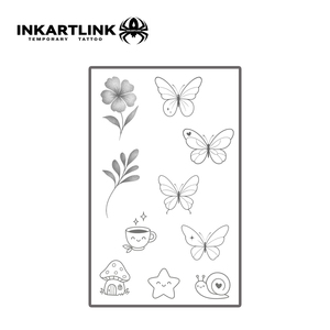 Autocollant de <span class=keywords><strong>tatouage</strong></span> INKARTLINK pour le corps, autocollant de <span class=keywords><strong>tatouage</strong></span> en papier, Cyber Sigilism, imperméable, écologique, longue durée, 15 jours, en vrac - Product Image 3