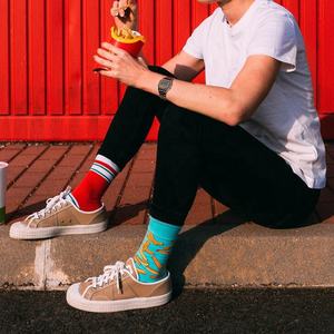 جوارب رجالية مبتكرة وعصرية بتصميم غير متناسق للجنسين، جوارب قطنية مضحكة بتصميم فريد للبيع بالجملة - Product Image 3