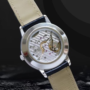 Montre d'affaires élégante pour homme, édition personnalisée, ultra-fine, en acier inoxydable, avec petite aiguille des secondes et mouvement à remontage manuel - Product Image 4