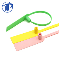 Sceau de sécurité en plastique PN-PS2306 pour le transport, sceau en plastique jetable à serrage progressif pour l'expédition