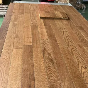 Solid oak flooring caramel color 18 x 90 x 300-1200mm wood floor