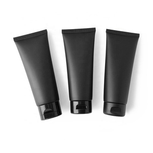 Tube souple noir vide de 100 ml personnalisé en gros pour soins de la peau et masques faciaux pour hôtels et emballages cosmétiques en plastique - Product Image 1