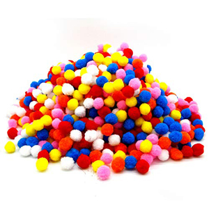 Vente en gros de grandes boules en fourrure, assortiment de boules douces, pompons colorés pour les travaux manuels des enfants - Product Image 5