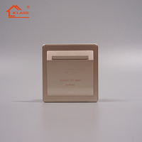 Venta directa del fabricante Blanco/Oro/Gris PC Hotel Interruptor de tarjeta de llave de ahorro de energía eléctrica