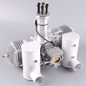 Motor de Gasolina RC DLE170 de 170 CC, Bicilíndrico, Dos Tiempos, Escape Lateral, Refrigeración por Aire Natural, Arranque Manual para Aviones RC de Ala Fija - Product Image 3