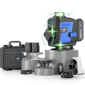 Testa laser rotante verde a 16 linee che livella automaticamente il livello del laser 4D