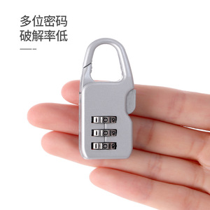 Portable Combination <b>Padlock</b> Zinc Alloy Silver Multi-digit Anti-theft Lock for <b>Suitcases</b> - Product Image 4