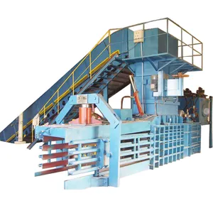 Hydraulic Press Waste Paper Baler Machine Automatic Baling Scrap Used Clothing Cotton Baling Press Made In China For Sale