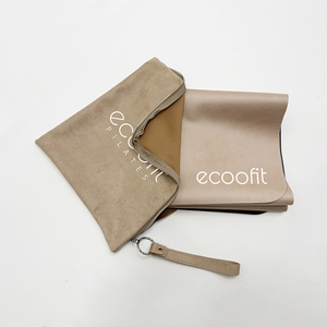 <span class=keywords><strong>Esterilla</strong></span> para Reformer de Pilates Antideslizante de Goma y Gamuza con Logo Personalizado en Colores Sólidos Nube, Beige, Canela, <span class=keywords><strong>Rosa</strong></span>, Blanco con Bolsa a Juego - Product Image 4