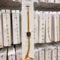 Gelang Jam Tangan Rantai Baja Anti Karat Tahan Air Grosir, Bebas Noda, dengan Pesona Angka Romawi dan Motif Kunci Yunani