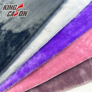 Tissu en flanelle double face uni, 100 % polyester, doux pour la peau, chaud et confortable, personnalisable en couleur par l'usine Kingcason, pour vêtements - Product Image 4