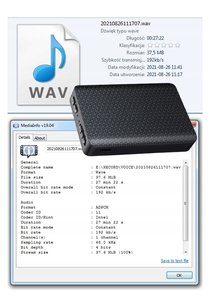 300 Hours Continuous <b>Recording</b> Digital Voice Recorder Magnetic 32GB Voice Recorder Necklace - Product Image 2