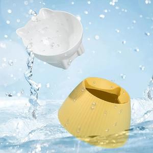 Support de protection de cou pour chat incliné 15 bols surélevés pour chat avec support surélevé pour petits chiens chats bol d'alimentation en eau pour animaux de compagnie - Product Image 2