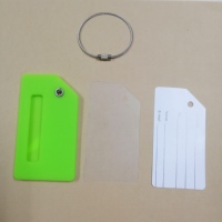 Lettre en caoutchouc de silicone souple personnalisée étiquette de bagage en PVC étiquette de bagage à motif animal 3D accessoires de voyage étiquette de bagage en caoutchouc de silicone