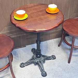 Nhà hàng Phương Tây bàn ghế gỗ rắn để sử dụng thương mại Bàn ghế quán cà phê Mỹ Retro - Product Image 4