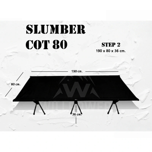 <span class=keywords><strong>Lit</strong></span> de camping pliable en aluminium Willpower Taille XL <span class=keywords><strong>Lit</strong></span> portable <span class=keywords><strong>d</strong></span>'extérieur solide - Product Image 2
