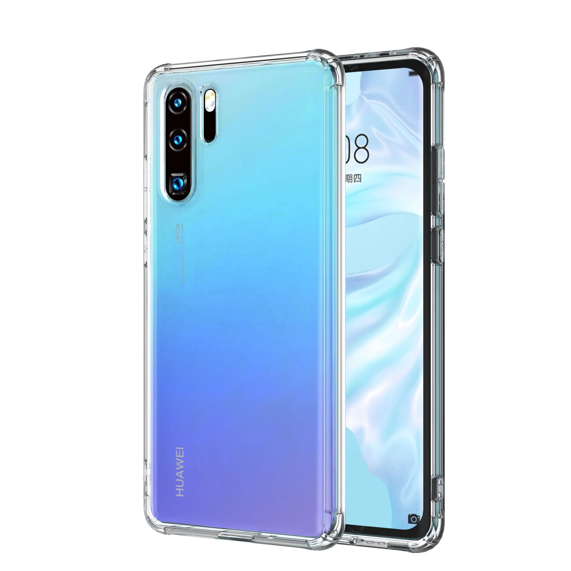 For Huawei P30 Case Hybrid Shockproof Silicone TPU Back Cover Phone Case For Huawei P30 Lite P20 Mate 20 Pro