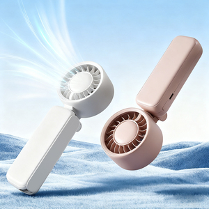 Ventilateur portable pliable à clipser, rechargeable par USB, avec moteur sans balais, 3 vitesses, fonctionnement silencieux, pour usage domestique et extérieur - Product Image 1