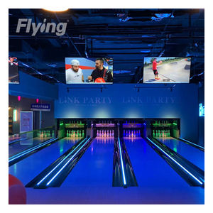 Venta caliente <span class=keywords><strong>Internet</strong></span> barato adulto Pinsetter 10-Pin Bowling Alley máquina de juego de goma y madera que funciona con monedas juego completo de Arcade - Product Image 2