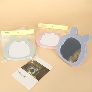 Portable Handheld Makeup <b>Mirror</b> Multi Size Silver Lens Handle <b>Mirror</b> For Beauty Salon Cosmetic Use - Product Image 3