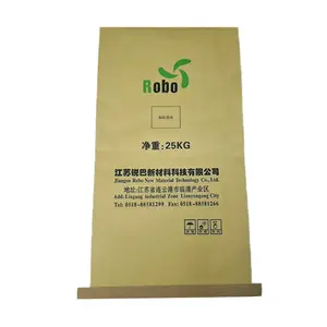 Good Supplier 20kg 50kg paper plastic valve bag packaging for cement