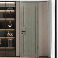 Prix Offre Spéciale moins cher Panneau de porte Wpc Panneau de porte PVC Film laminé Wpc Porte avec cadre de porte