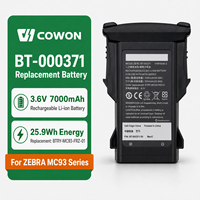 Batterie Li-ion de remplacement en gros 3,6 V 7000 mAh pour scanner de codes-barres Zebra MC93 MC9300 BT-000370 BTRY-MC93-STN-01