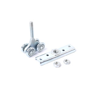Rouleaux de porte suspendus de quincaillerie de porte pliante coulissante industrielle de fabrication chinoise à usage intensif avec roulement - Product Image 6