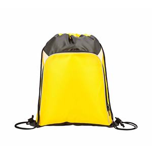 Sac de sport à cordon personnalisé en polyester recyclé 210D imperméable, nouveau sac à dos de sport durable avec logo personnalisé - Product Image 2