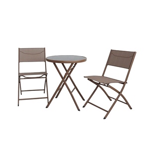 3 pcs diseño Simple plegable al aire libre Patio Bistro conjunto - Product Image 1