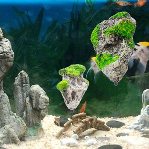 Acuario, <span class=keywords><strong>roca</strong></span> flotante, piedra Artificial suspendida, decoración de pecera, piedra pómez flotante, adorno de <span class=keywords><strong>roca</strong></span> voladora - Product Image 3