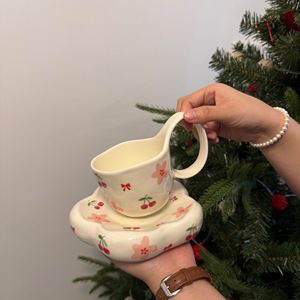 Lelyi tốt nhất bán thiết kế cổ điển cao thẩm mỹ giá trị hand-Painted Ceramic ly cà phê và tấm - Product Image 4