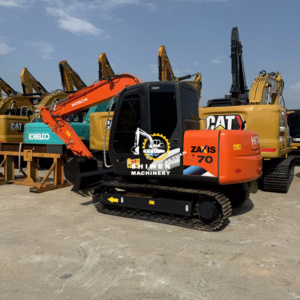 En stock, promotion : Mini-excavatrice sur chenilles Hitachi ZX70 d'occasion, 7 tonnes, faible nombre d'heures, haute qualité japonaise, modèles ZX70 ZX75 ZX120 ZX130 - Product Image 3
