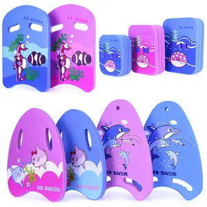 Kids Fitness Waterproof Ocen Swimming Kick Boards Floating eva Foam Board Adjustable Back Cute Float