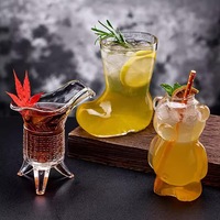 Verres à boire uniques en verre borosilicate vintage pour bar, vin et bière, verres à cocktail pour les fêtes