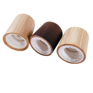 Bamboo Pump Head 18 24 Tooth Diameter Manual <b>Spray</b> Dropper For Cosmetic Bottles - Product Image 3
