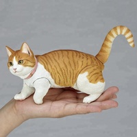 Figura de acción de vinilo suave de diseño, personaje de gato Munchkin personalizado, serie de arte coleccionable móvil