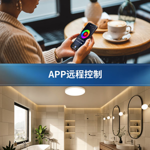 Zigbee Smart LED Ceiling Light 23W <b>RGB</b> Warm Cool App <b>Control</b> Surface Mounted Eco Friendly Smart Home Lighting - Product Image 4