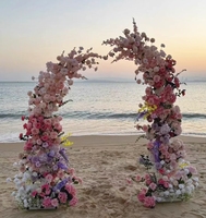 Dekorasi Bunga Hydrangea Pink Realistis Asli ZIKE, Bunga Artifisial untuk Lengkungan Pernikahan, Acara, dan Dekorasi Latar Belakang Pesta