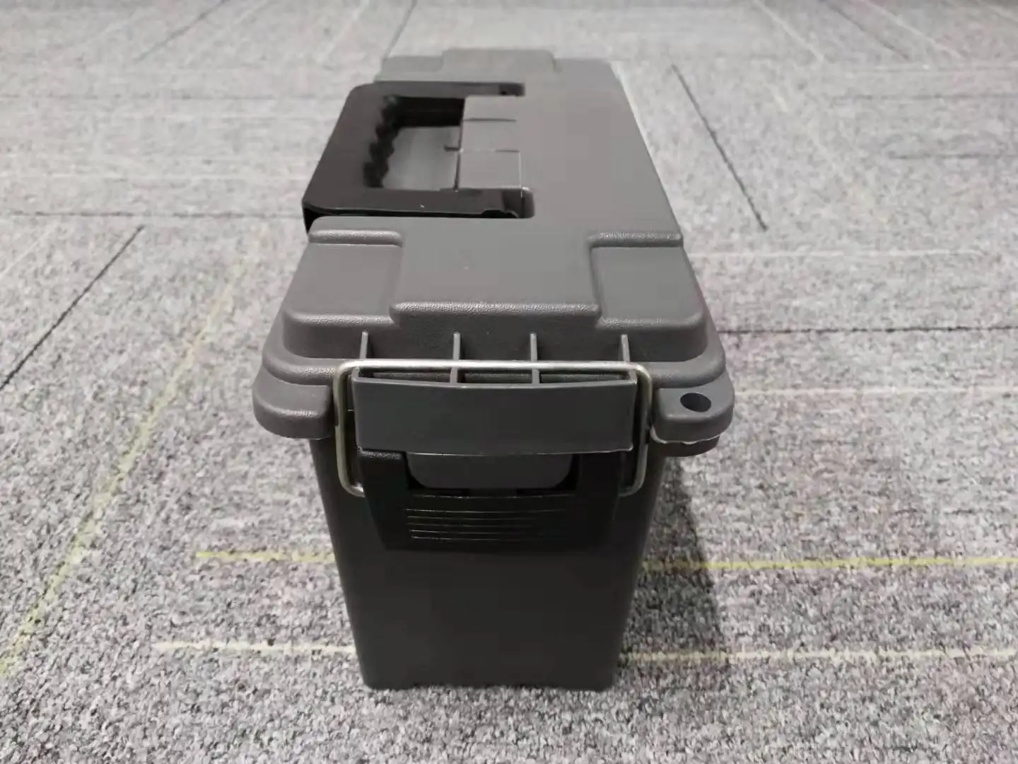 แบกฮาร์ดพลาสติกกระสุนกรณีกล่องสีเขียวสีดำกระสุนสามารถ