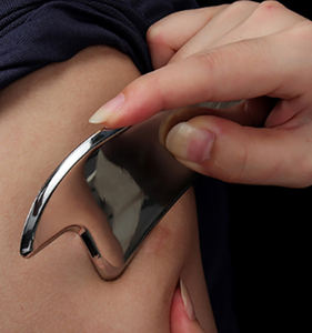 Acero inoxidable Gua Sha Iastm Herramientas de raspado muscular Herramienta de masaje de tejido blando Herramienta de masaje facial de cuerpo de acero inoxidable Guasha - Product Image 6
